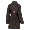 Bouvier des Flandres Dog Print Women's Bath Robe