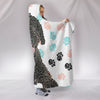 Spanish Water Dog Print Hooded Blanket