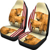 Limousin Cattle (Cow) Print Car Seat Cover
