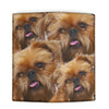 Lovely Brussels Griffon Print Women's Leather Wallet