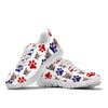 California Spangled Cat Paws Patterns Print Sneakers