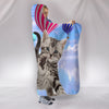 American Shorthair Cat Print Hooded Blanket