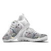 Turkish Angora Cat On Designer Print Running Shoes