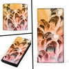 Bulldog Print Women's Leather Wallet