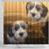 Lovely Shih Tzu Print Shower Curtains