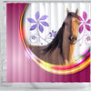 Kiger Mustang Horse Print Shower Curtain