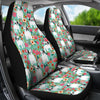 French Bulldog Floral Print Car Seat Covers