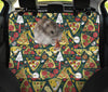 Winter White Dwarf Hamster Eating Pizza Print Pet Seat Covers