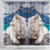 Amazing Samoyed Dog Print Shower Curtains