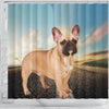 Cute French Bulldog Print Shower Curtains