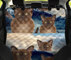 Cute Burmese Cat Print Pet Seat Covers