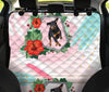 Rottweiler Floral Print Pet Seat Covers