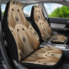 Afghan Hound Dog In Lots Print Car Seat Covers