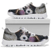 Lovely Bernedoodle Puppy Print Running Shoes