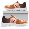 Cute Maltese Dog Print Running Shoes