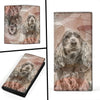 American Water Spaniel Print Women's Leather Wallet