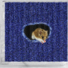 Chinese Hamster Print Shower Curtains
