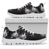 Manx Cat On Black Print Running Shoes