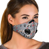 Lhasa Apso Print Premium Face Mask