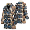 Amazing Pug Dog Print Women's Bath Robe