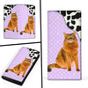 Somali Cat Print Women's Leather Wallet