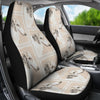 Borzoi Dog Patterns Print Car Seat Covers