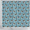 Alaskan Malamute Dog Pattern Print Shower Curtains