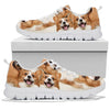 Pembroke Welsh Corgi Print Running Shoes