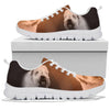 Lovely Soft-Coated Wheaten Terrier On Brown Print Running Shoes