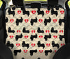Tibetan Spaniel Heart Patterns Print Pet Seat Covers