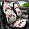 Cavalier King Charles Spaniel Floral Patterns Print Car Seat Covers