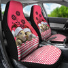 Miniature Pig Print Car Seat Covers