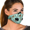 Savannah Cat Print Premium Face Mask