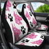 Great Dane Paw Patterns Print Car Seat Covers