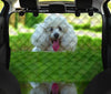 Cute Poodle Dog Print Pet Seat Covers