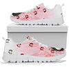 Sheepadoodle Dog Floral Print Sneakers