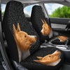 Cute Basenji Dog Print Car Seat Covers