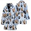 Cairn Terrier Patterns Print Women's Bath Robe