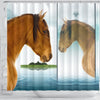 Kiger Mustang Horse Art Print Shower Curtain
