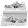 Great Pyrenees On White Print Running Shoes