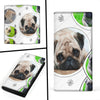 Cute Pug Dog Print Women's Leather Wallet