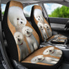 Cute Bichon Frise Print Car Seat Cover