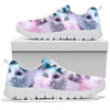 Siberian Cat On Colorful Print Running Shoes
