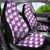 Bichon Frise Dog Pattern Print Car Seat Covers