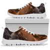 Belgian Malinois On Brown Print Running Shoes