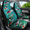 Neon Tetra Fish Print Car Seat Covers