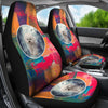 Cute Pomeranian Print Car Seat Covers