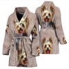 Lovely Yorkshire Terrier Print Women's Bath Robe