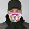 Cute Bichon Frise Print Face Mask