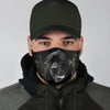 Cane Corso On Black Print Face Mask